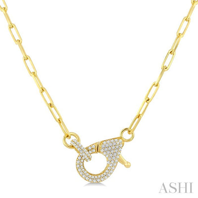Interlock Diamond Fashion Necklace