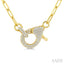 Interlock Diamond Fashion Necklace