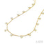 Diamond Dangle Station Necklace
