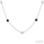 Black Diamond Station Necklace
