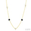 Black Diamond Station Necklace