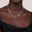 17" Bujukan Sterling Silver Paperclip Chain
