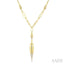 Teardrop Paperclip Diamond Fashion Necklace