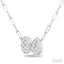 Oval & Pear Shape Lovebright Diamond Necklace