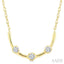 Smile Bar Diamond Fashion Necklace