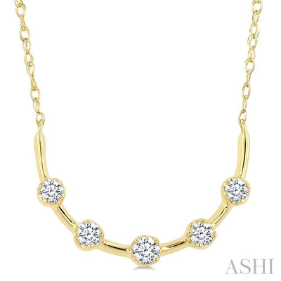 Smile Bar Diamond Fashion Necklace