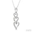 Heart Shape Diamond Pendant