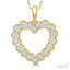 Heart Shape Diamond Pendant