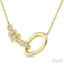 Interlock Diamond Fashion Pendant