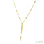 Paperclip Diamond Fashion Station Necklace