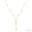 Paperclip Diamond Fashion Station Necklace
