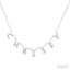 'CHRISSY' Diamond Name Space Necklace