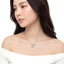 Circle Toggle Diamond Fashion Necklace