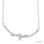 Swirl Diamond Fashion Necklace