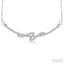 Swirl Diamond Fashion Necklace