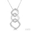 Geometric Diamond Fashion Pendant
