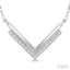 V Shape Diamond Necklace