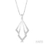 Geometric Diamond Fashion Pendant
