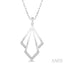 Geometric Diamond Fashion Pendant