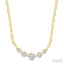 Curved Bar Diamond Fashion Necklace
