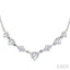 Mixed Shape Diamond Fashion Necklace
