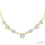 Mixed Shape Diamond Fashion Necklace