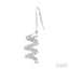 Spiral Diamond Fashion Earrings
