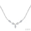 Marquise & Round Shape Diamond Fashion Necklace