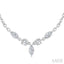 Marquise & Round Shape Diamond Fashion Necklace