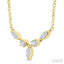 Marquise & Round Shape Diamond Fashion Necklace