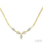 Marquise & Round Shape Diamond Fashion Necklace