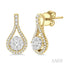 Pear Shape Lovebright Diamond Earrings