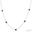 Black Diamond Station Necklace