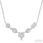 Mixed Shape Diamond Fashion Necklace