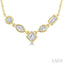 Mixed Shape Diamond Fashion Necklace