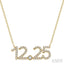 Date '12.25' Diamond Necklace