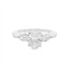 Oval Diamond Three Stone Engagement Ring