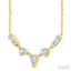 Mixed Shape Diamond Fashion Necklace