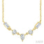 Mixed Shape Diamond Fashion Necklace
