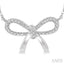 Bow Diamond Fashion Necklace