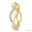 Twisted Diamond Fashion Hoop Earrings