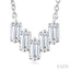 Baguette Diamond Fashion Necklace