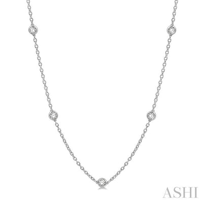 Diamond Station Necklace