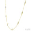 Marquise Shape Diamond Station Necklace