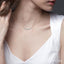 Graduated Diamond Fixed Smile Necklace