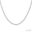 Illusion Diamond Tennis Necklace