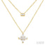 Baguette Diamond Layered Necklace