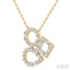 Mixed Shape Diamond Fashion Necklace