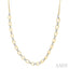 Oval Shape Link Diamond Fashion Necklace