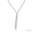 Diamond Tennis Y Necklace